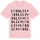 Pink Cotton t-shirt med Hässleby ordlek t-shirt