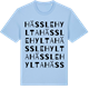 Blue Soul t-shirt med Hässlehylta ordlek t-shirt
