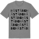 Mid Heather Gray t-shirt med Hästäng ordlek t-shirt