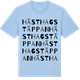 Blue Soul t-shirt med Hästhagstäppan ordlek t-shirt