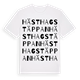 Hästhagstäppan ordlek t-shirt