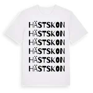 Hästskon ordlek t-shirt – ekologisk bomull t-shirt från Pinshirt