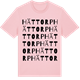 Pink Cotton t-shirt med Hättorp ordlek t-shirt