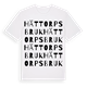Hättorps bruk ordlek t-shirt
