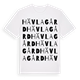 Hävla gård ordlek t-shirt