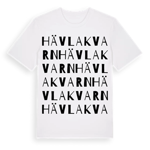 Hävla kvarn ordlek t-shirt – ekologisk bomull t-shirt från Pinshirt