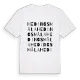 Hedingsmåla ordlek t-shirt