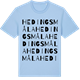 Blue Soul t-shirt med Hedingsmåla ordlek t-shirt