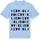 Blue Soul t-shirt med Hedviglund ordlek t-shirt