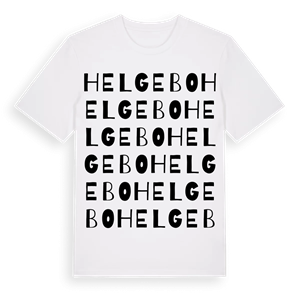 Helgebo ordlek t-shirt – ekologisk bomull t-shirt från Pinshirt