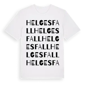 Helgesfall ordlek t-shirt – ekologisk bomull t-shirt från Pinshirt