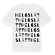 Helgslätt ordlek t-shirt