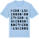 Blue Soul t-shirt med Henriksbergsgärdet ordlek t-shirt
