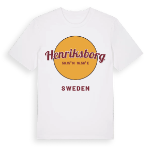 Henriksborg cirkel t-shirt – ekologisk bomull t-shirt från Pinshirt