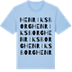 Blue Soul t-shirt med Henriksborg ordlek t-shirt