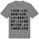 Mid Heather Gray t-shirt med Henriksborg ordlek t-shirt