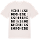 Vintage White t-shirt med Henriksborg ordlek t-shirt