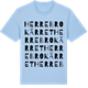 Blue Soul t-shirt med Herrebrokärret ordlek t-shirt