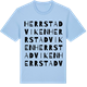 Blue Soul t-shirt med Herrstadviken ordlek t-shirt