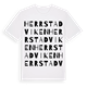 White t-shirt med Herrstadviken ordlek t-shirt