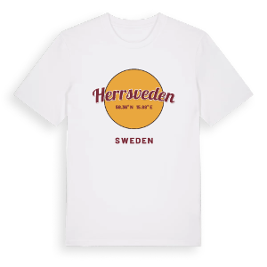 Herrsveden cirkel t-shirt – ekologisk bomull t-shirt från Pinshirt