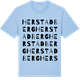 Blue Soul t-shirt med Herstadberg ordlek t-shirt