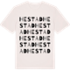 Vintage White t-shirt med Hestad ordlek t-shirt