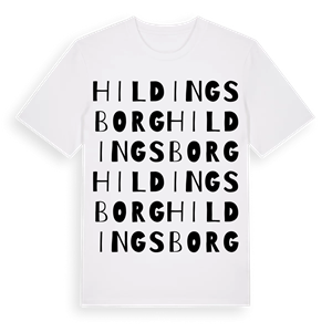 Hildingsborg ordlek t-shirt – ekologisk bomull t-shirt från Pinshirt