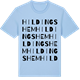 Blue Soul t-shirt med Hildingshem ordlek t-shirt