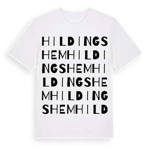 Hildingshem ordlek t-shirt – ekologisk bomull t-shirt från Pinshirt