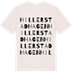 Vintage White t-shirt med Hillerstadhagen ordlek t-shirt