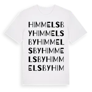 Himmelsby ordlek t-shirt – ekologisk bomull t-shirt från Pinshirt