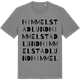 Mid Heather Gray t-shirt med Himmelstadlund ordlek t-shirt