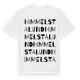 White t-shirt med Himmelstalund ordlek t-shirt