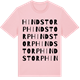Pink Cotton t-shirt med Hindstorp ordlek t-shirt