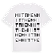 Hitthem ordlek t-shirt