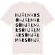 Vintage White t-shirt med Hjälmarsö ordlek t-shirt