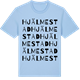 Blue Soul t-shirt med Hjälmestad ordlek t-shirt