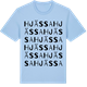 Blue Soul t-shirt med Hjässa ordlek t-shirt