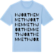 Blue Soul t-shirt med Hjorthemmet ordlek t-shirt