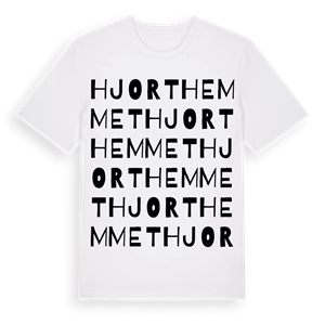 Hjorthemmet ordlek t-shirt – ekologisk bomull t-shirt från Pinshirt