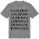 Mid Heather Gray t-shirt med Hjulerum ordlek t-shirt