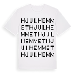 Hjulhemmet ordlek t-shirt – ekologisk bomull t-shirt från Pinshirt