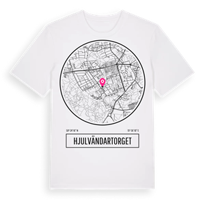 Hjulvändartorget t-shirt – ekologisk bomull t-shirt från Pinshirt