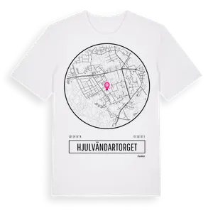 Hjulvändartorget t-shirt – ekologisk bomull t-shirt från Pinshirt