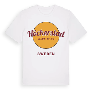 Höckerstad cirkel t-shirt – ekologisk bomull t-shirt från Pinshirt