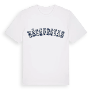 Höckerstad college t-shirt – ekologisk bomull t-shirt från Pinshirt