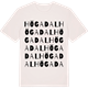 Vintage White t-shirt med Högadal ordlek t-shirt