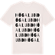 Vintage White t-shirt med Högalund ordlek t-shirt