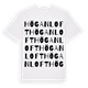White t-shirt med Höganloft ordlek t-shirt
